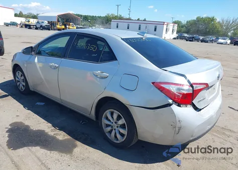 2014 Toyota Corolla Le from USA, damaged, VIN 5YFBURHE0EP021350